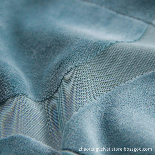 100% Polyester Knitting Jacquard Velvet Curtain Fabric